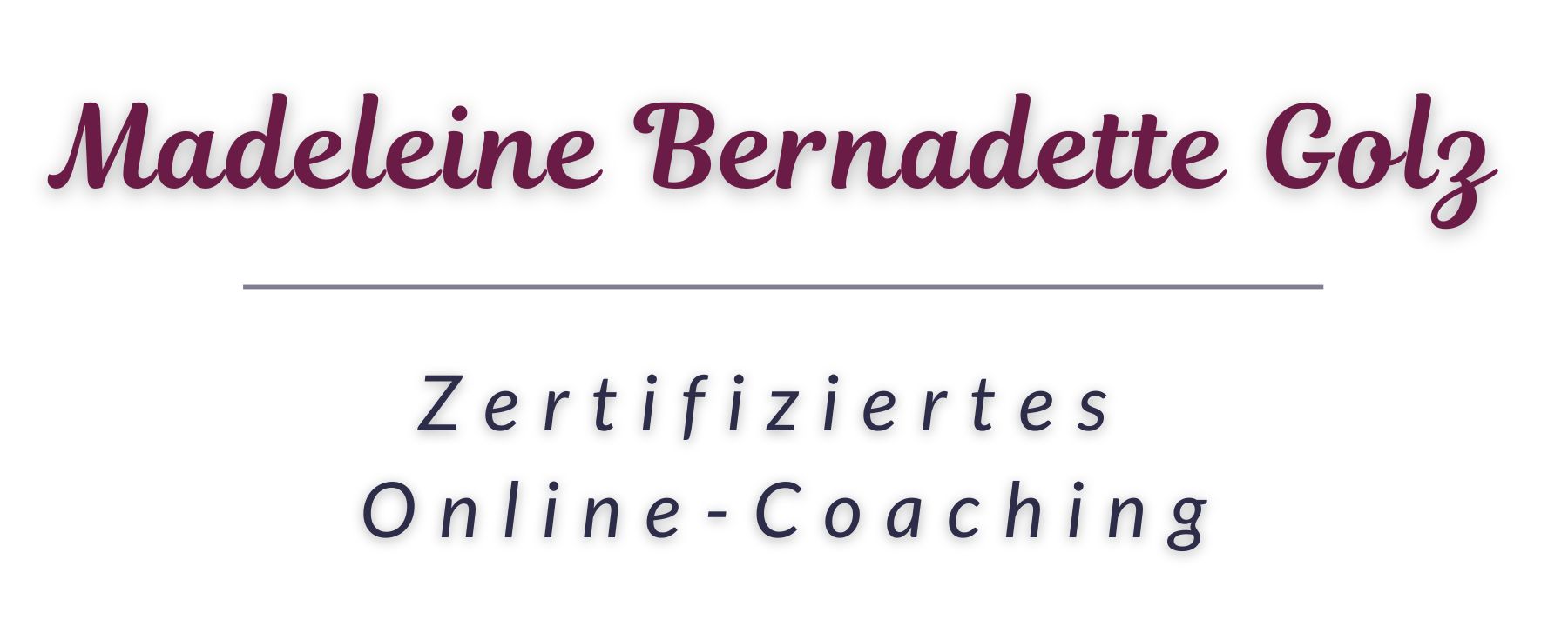 Madeleine Golz - Coaching